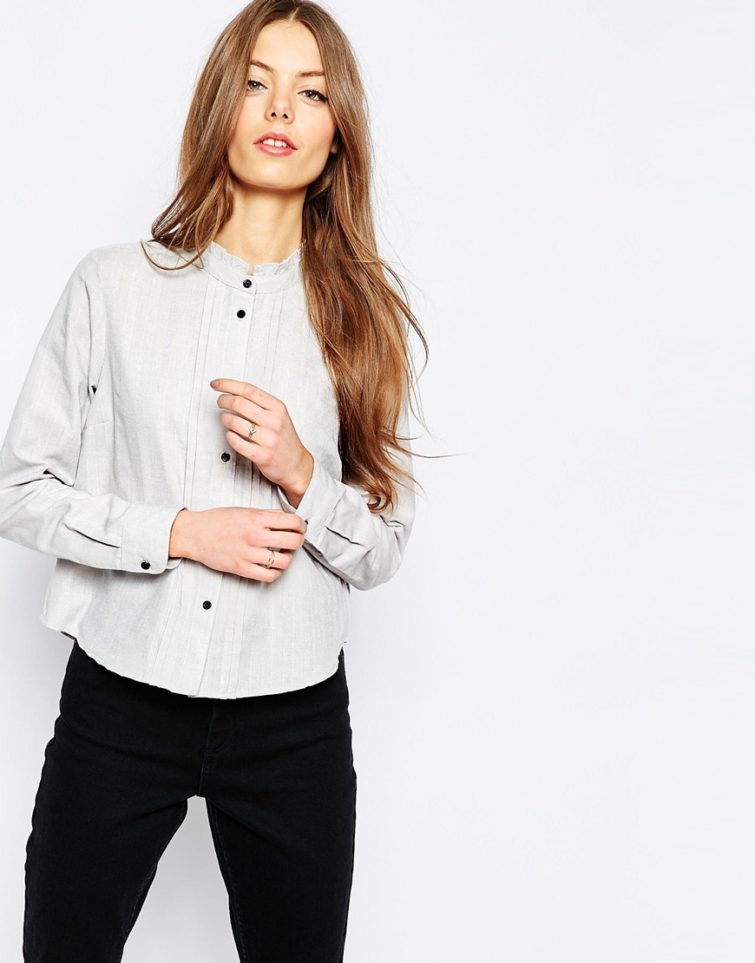 Shirt With Frill Neck - Image 3