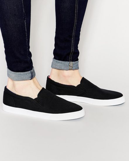 Plimsolls With Floral Print