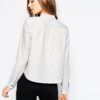 Shirt With Frill Neck
