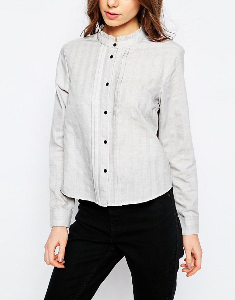 Shirt With Frill Neck - Image 2