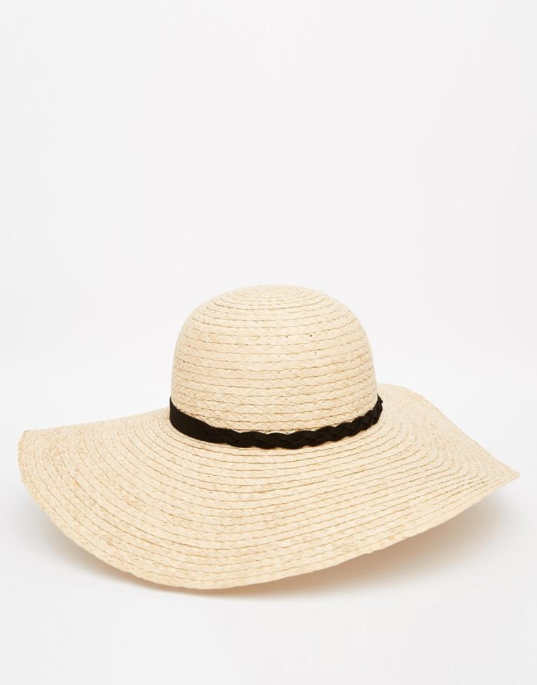 Natural Straw Floppy Hat - Image 3